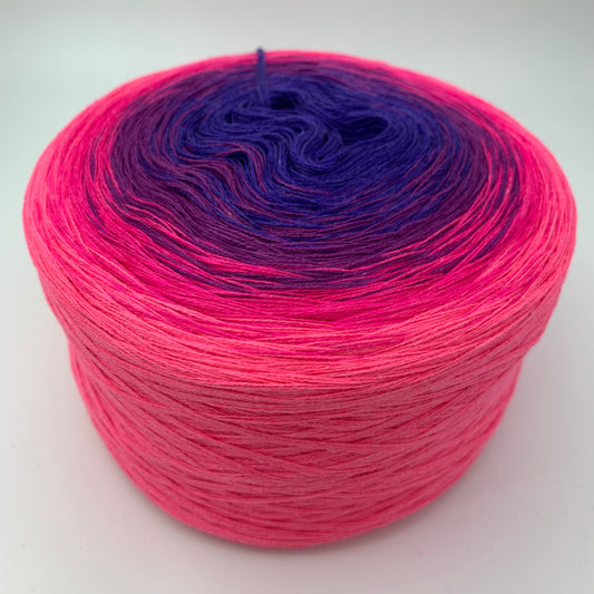 Farbverlauf Bobbel innen Lila und aussen Pink