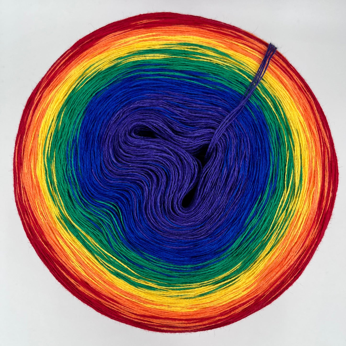 Farbverlauf Bobbel in allen Regenbogen Farben