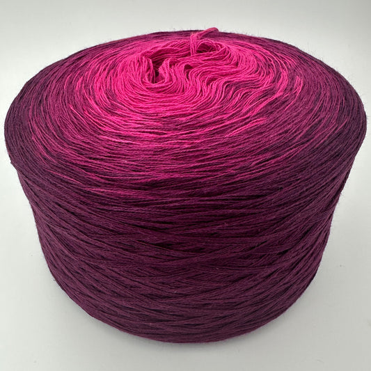 Farbverlauf Bobbel von innen nach aussen in dunkler werdenden Pinktönen