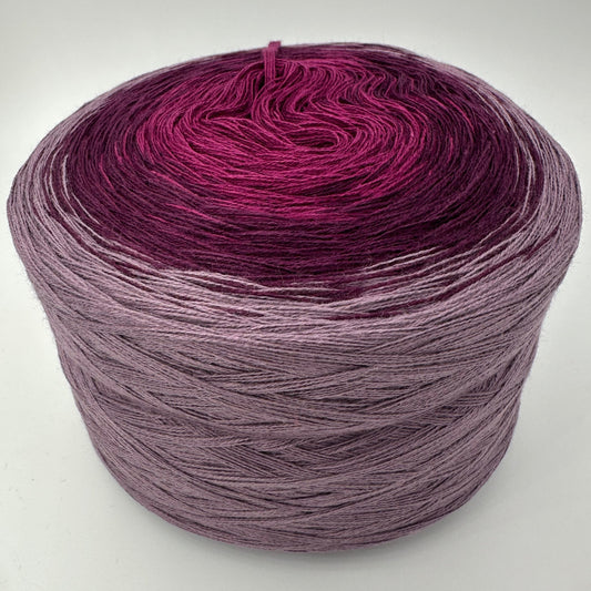 Farbverlauf Bobbel in verschiedenen Lilatönen