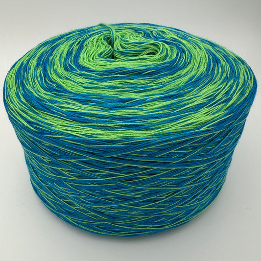 Farbverlauf immer im Wechsel zwischen Grün und Blau