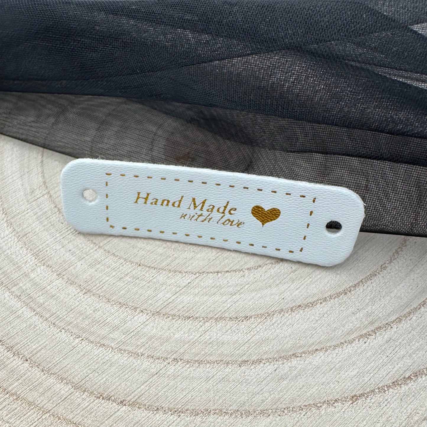 Hand Made with love Tag