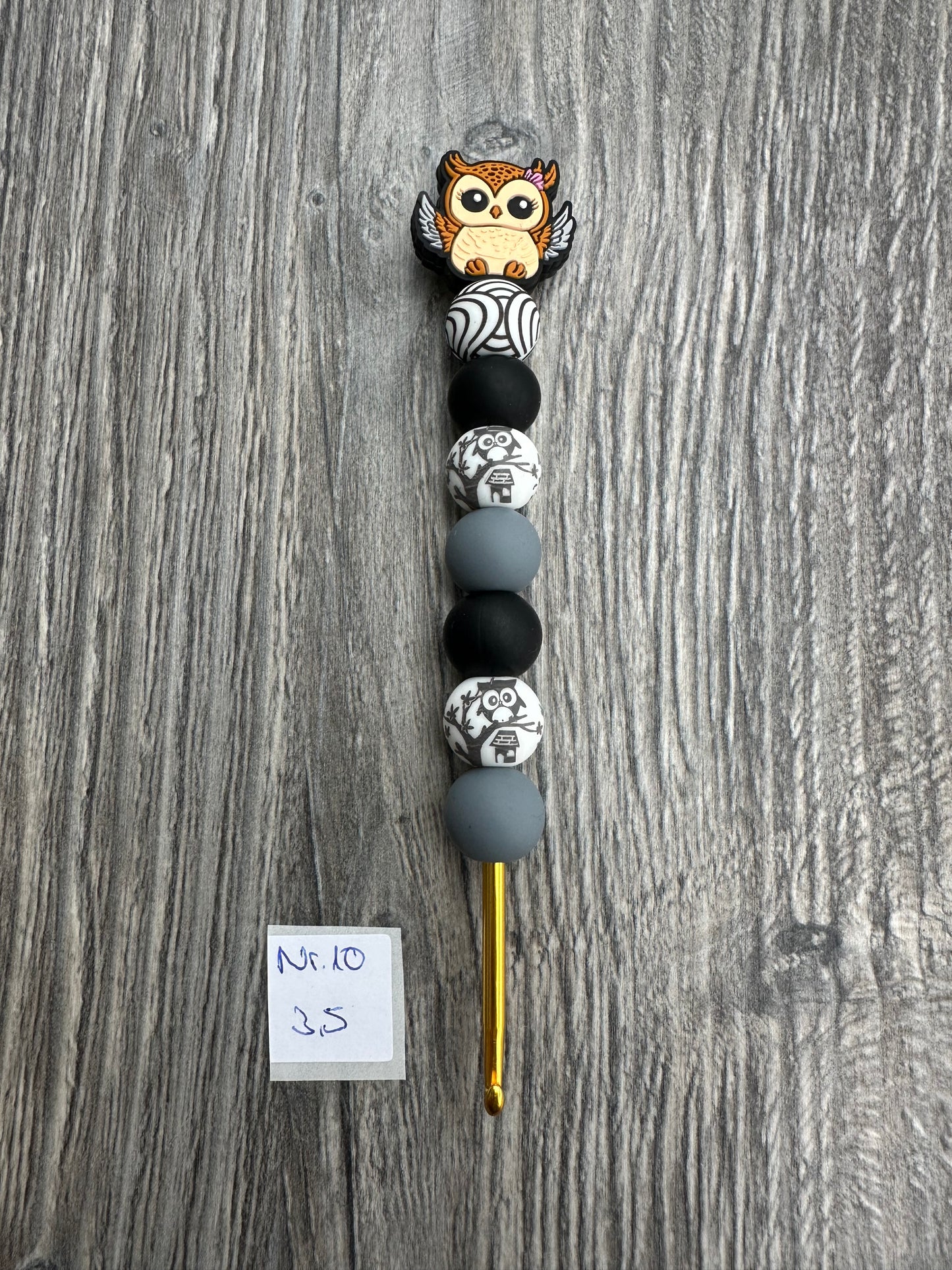 Häkelnadel Nr. 10 // Eule Gr. 3,5