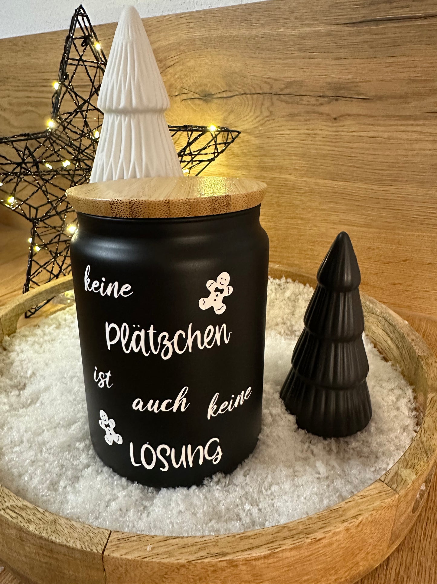 Plätzchendose "Keine Kekse sind auch keine Lösung"