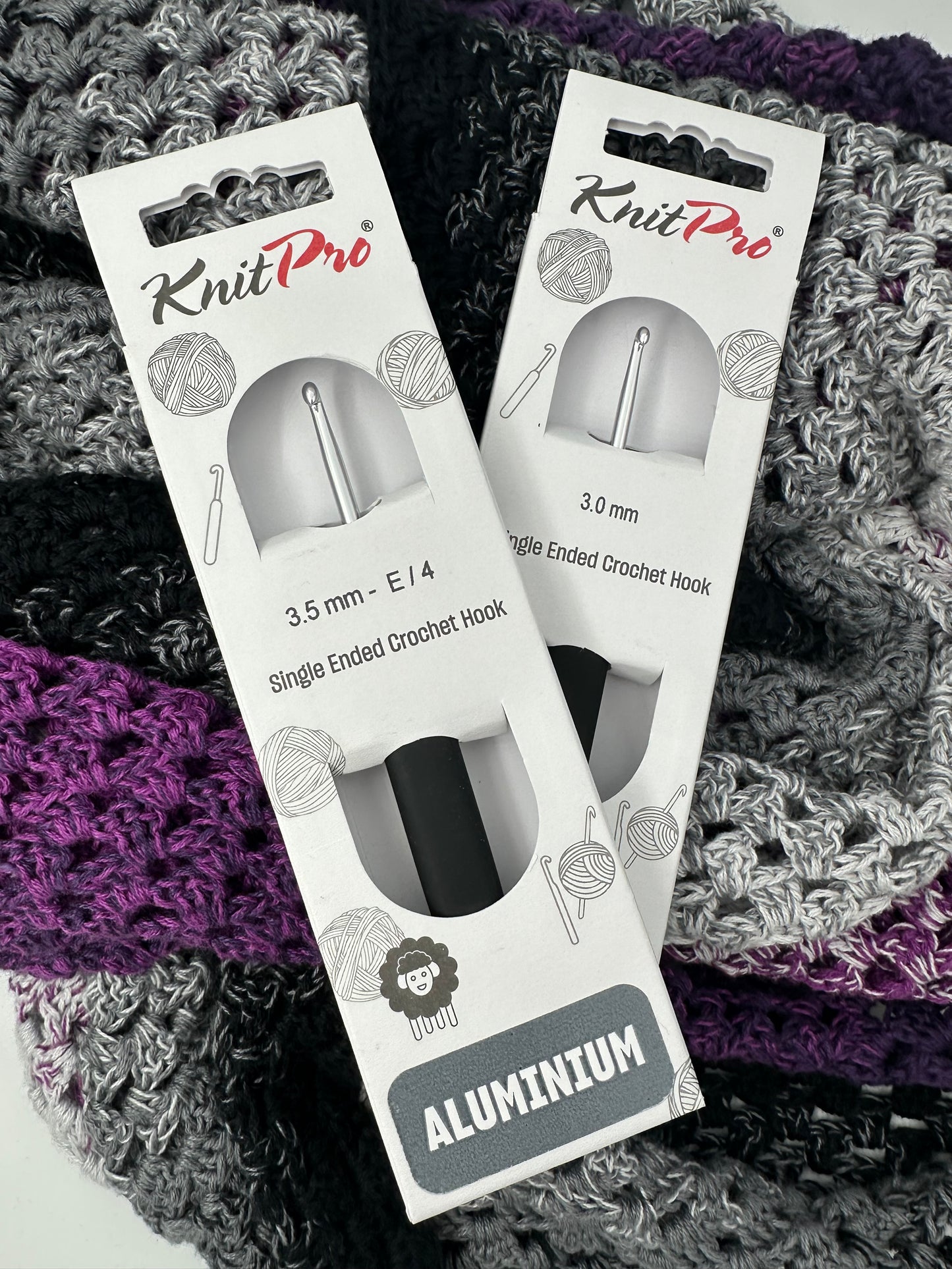 KnitPro Häkelnadel mit Softgriff und Aluspitze