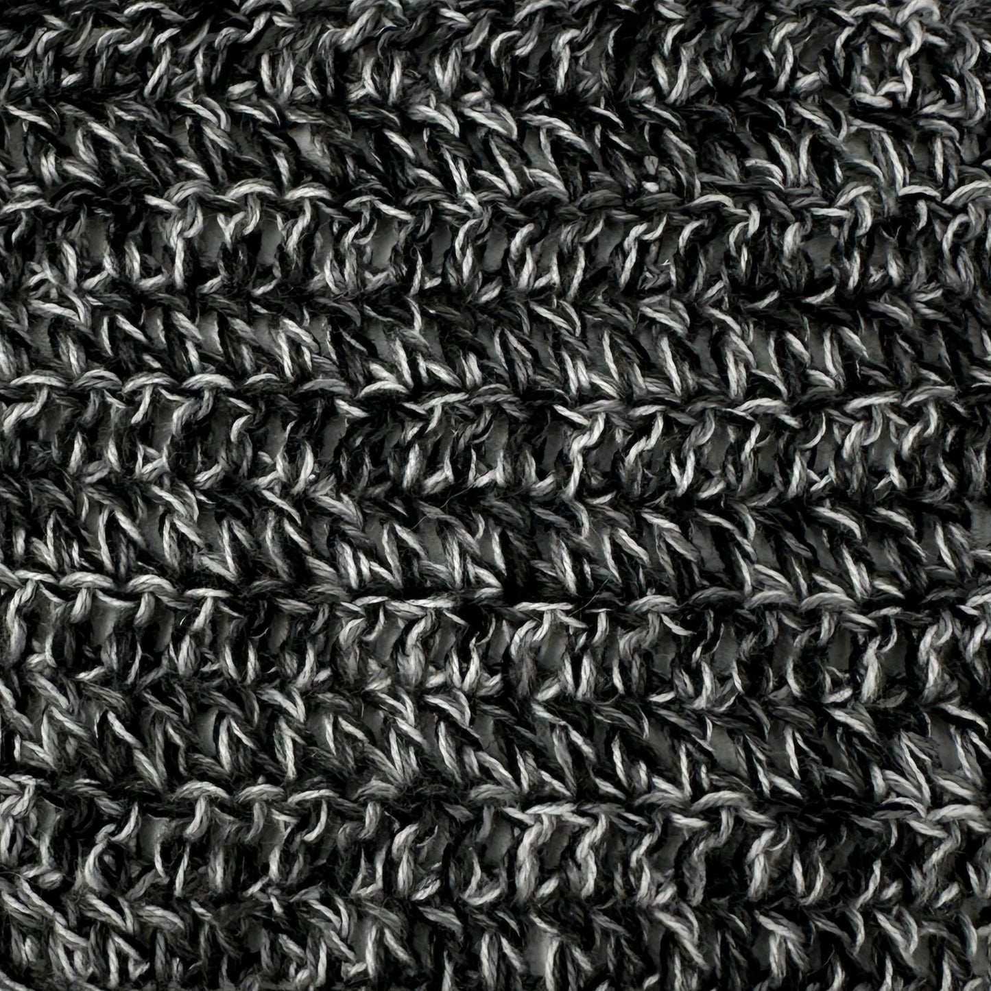 Maschenprobe des Melierten Bobbels bzw. Mixi