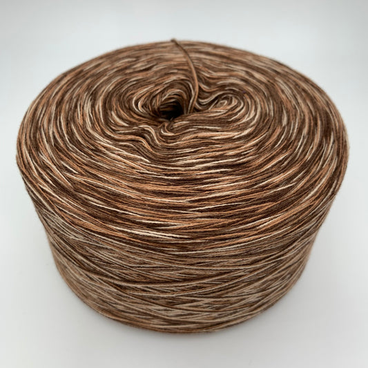 Melierter Bobbel bzw. Mixi in Brauntönen