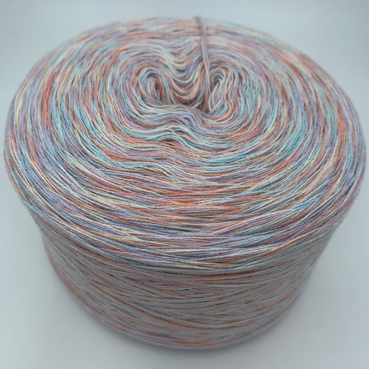 Melierter Bobbel bzw. Mixi in Pastelltönen