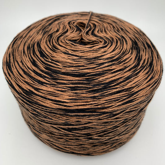 Mixi bzw. Melierter Bobbel in Braun und Schwarz