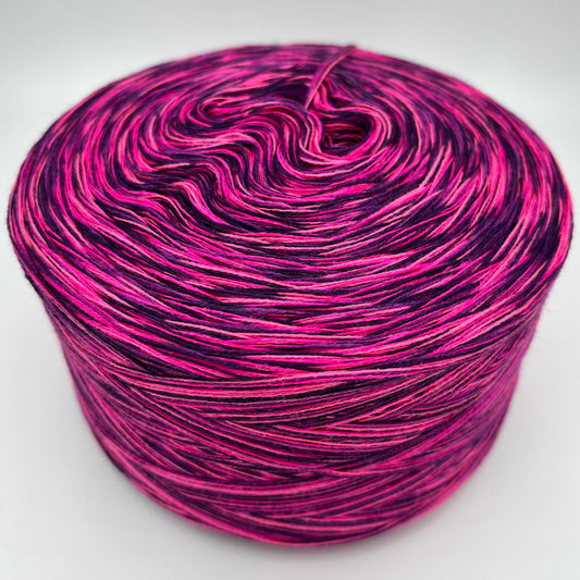 Mixi bzw. Melierter Bobbel in Lila und Pinktönen