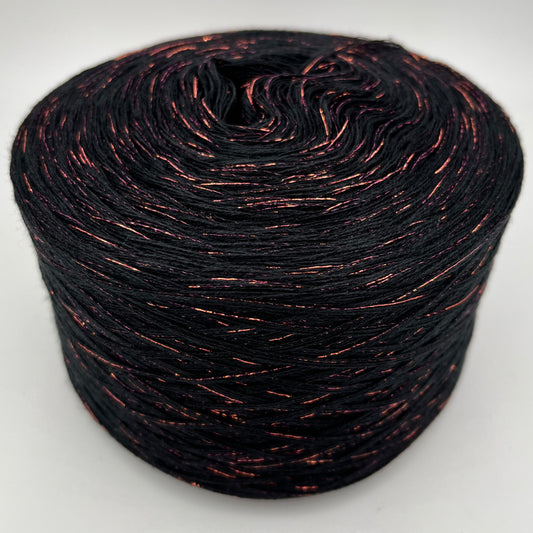 Mixi bzw. Melierter Bobbel in Schwarz