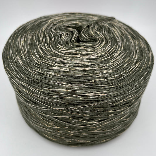 Mixi bzw. Melierter Bobbel in Olivegrün