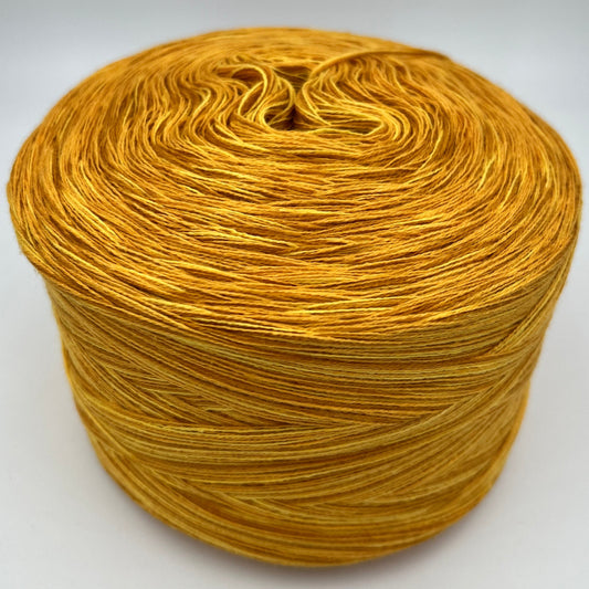 Mixi bzw. Melierter Bobbel in Gelb und Ockertönen