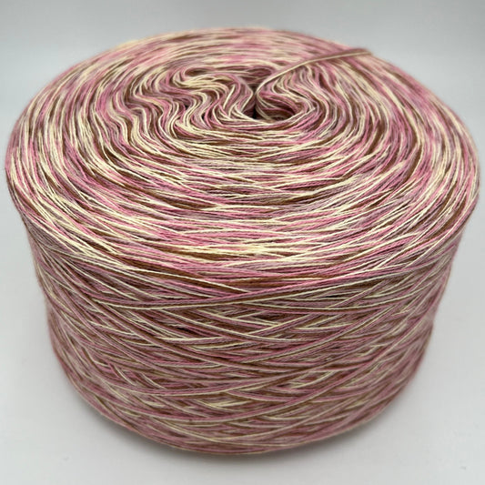 Mixi bzw. Melierter Bobbel in Creme, Rose, und Braun