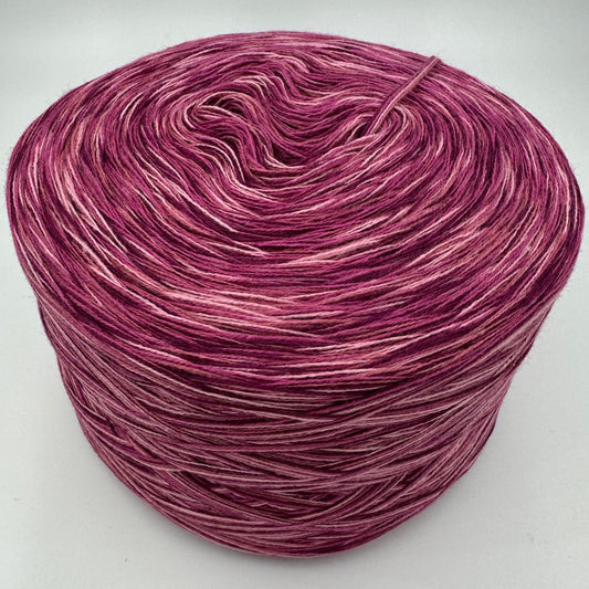 Mixi bzw. Melierter Bobbel in Lilatönen und Creme