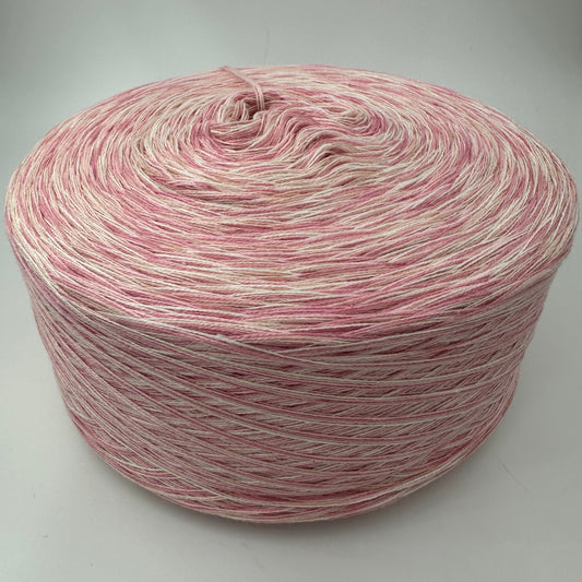 Mixi bzw. Melierter Bobbel in Rose, Rosa und Creme