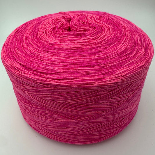 Melierter Bobbel bzw Mixi in verschiedenen Rosatönen