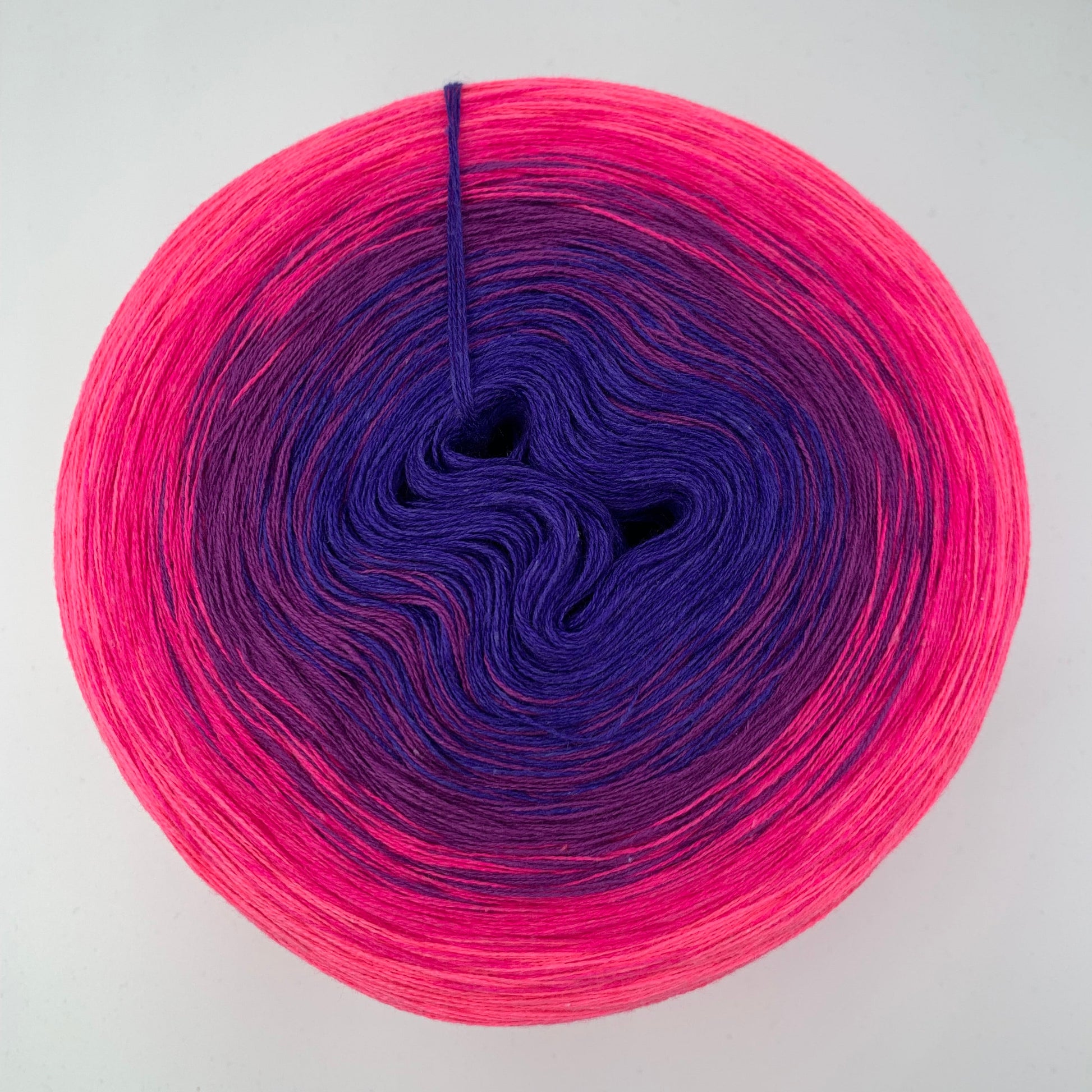 Farbverlauf Bobbel innen Lila und aussen Pink