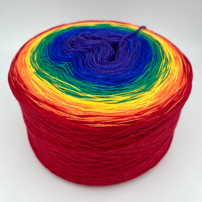 Farbverlauf Bobbel in allen Regenbogen Farben