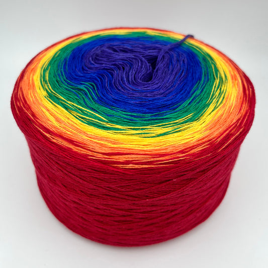 Farbverlauf Bobbel in allen Regenbogen Farben