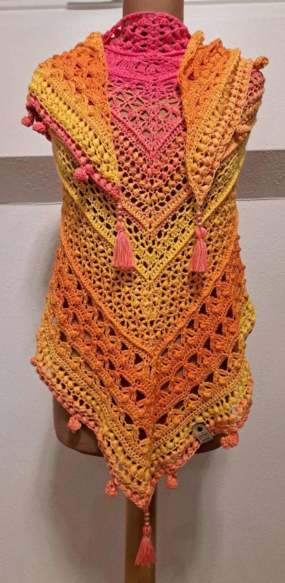 Fertiges Stück des vorherigen Farbverlauf Bobbel