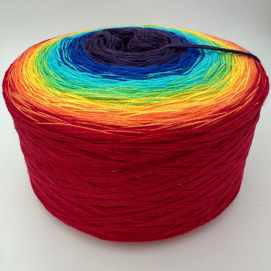 Farbverlauf Bobbel in Regenbogenfarben