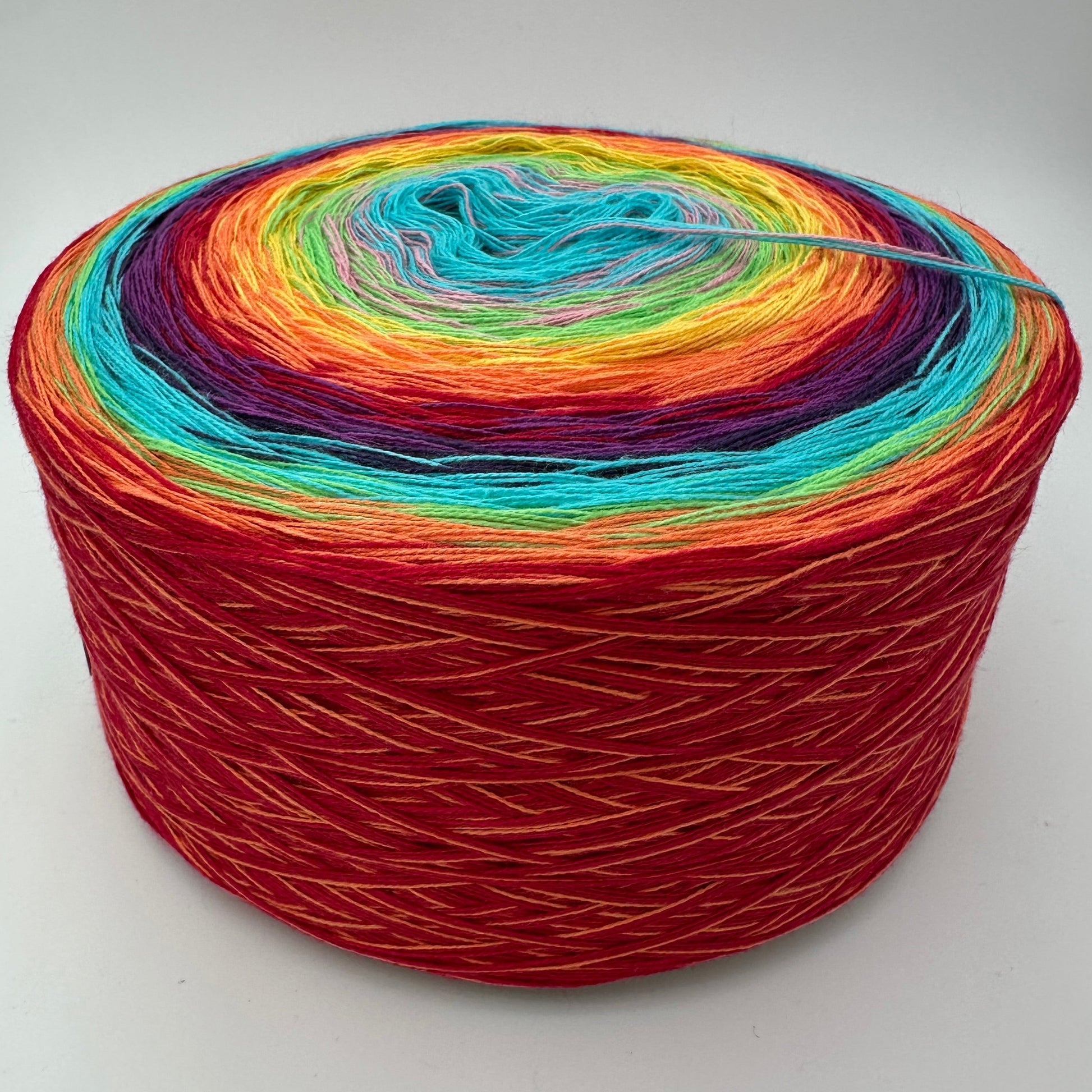 Sehr bunter Farbverlauf Bobbel