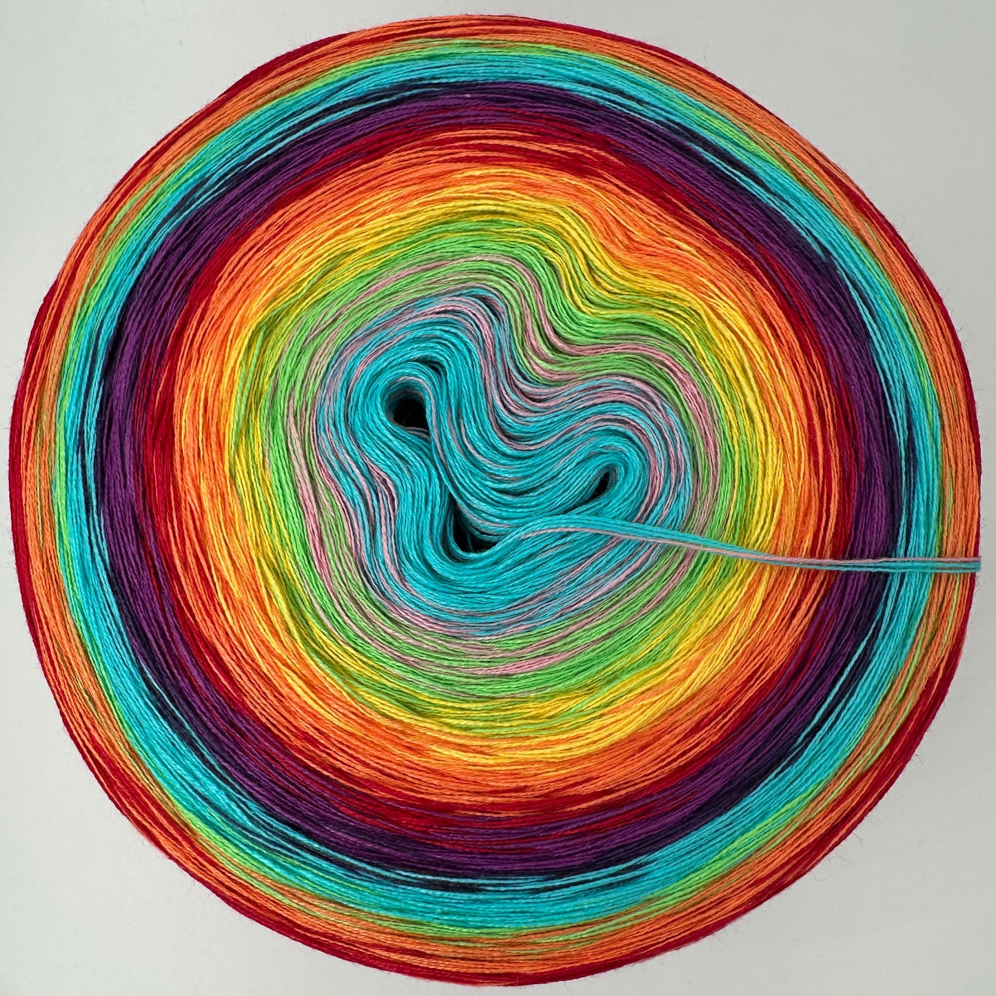 Sehr bunter Farbverlauf Bobbel