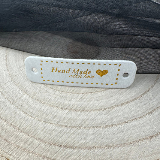 Hand Made with Love Tag