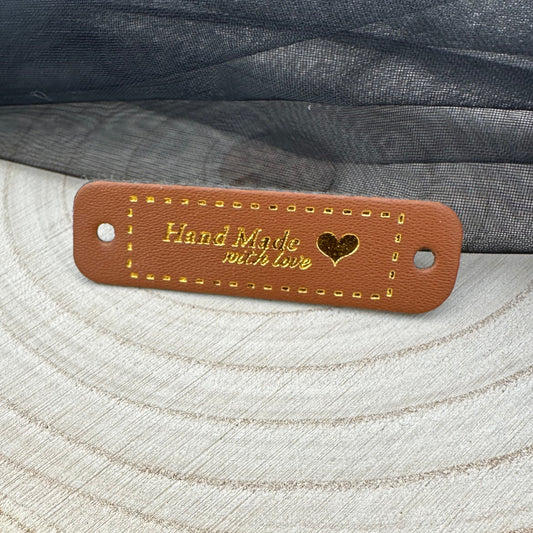 Hand Made with love Tag