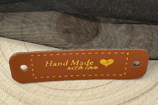 Hand Made with love Tag