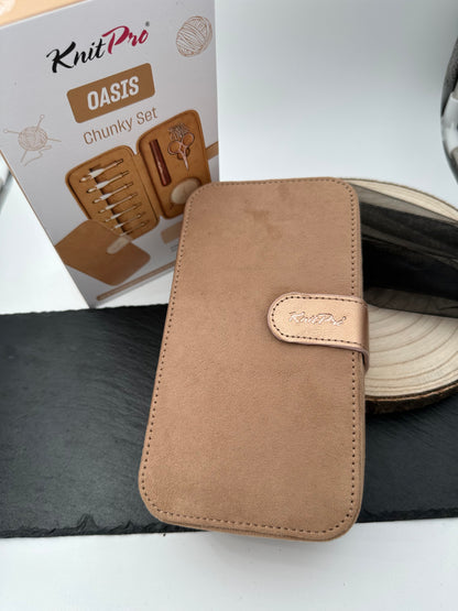 Häkelset Oasis Chunky 5,50 - 10,00 mm & Rose Holz Griff