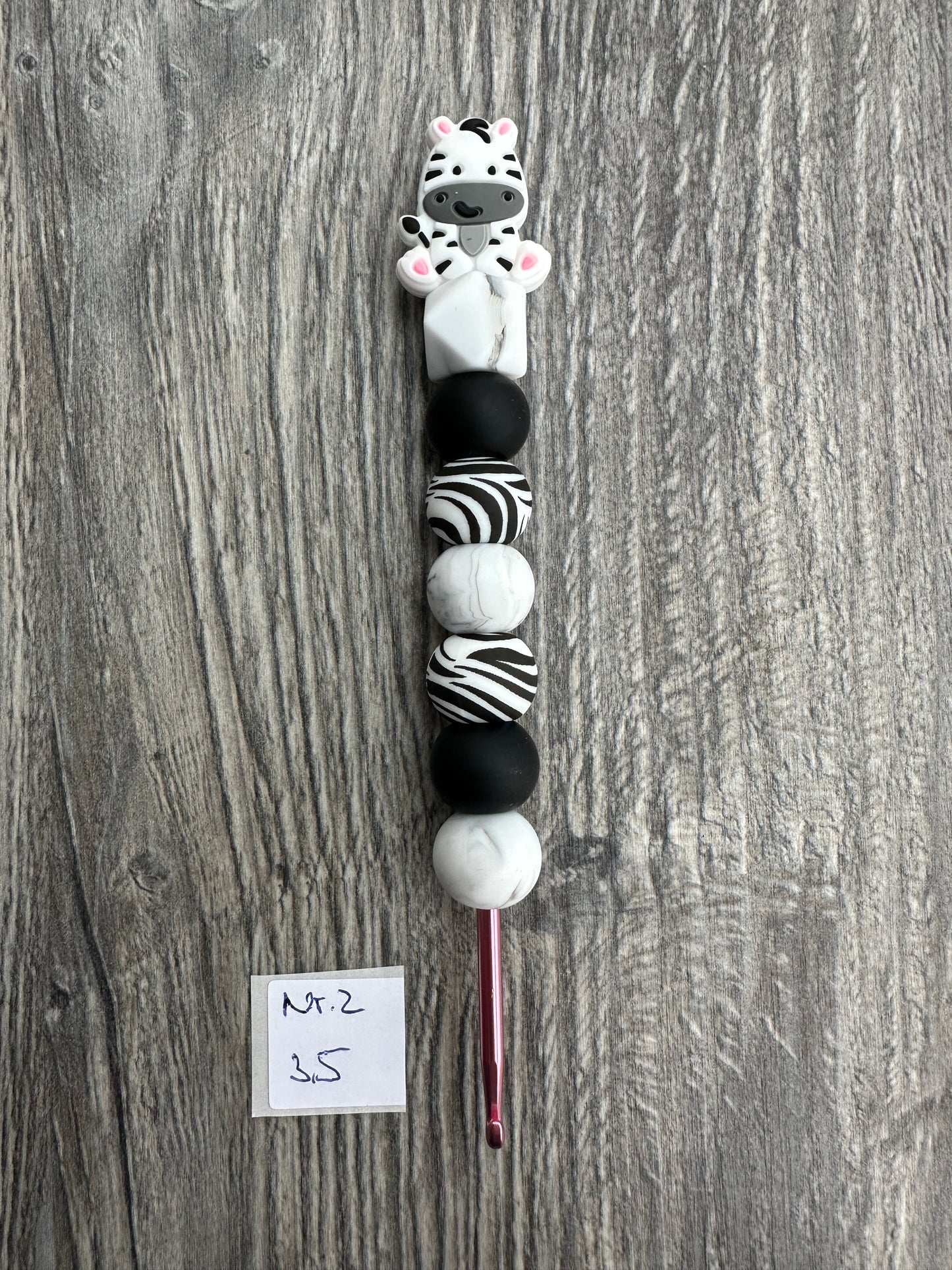 Häkelnadel Nr. 2 // Zebra Gr. 3,5