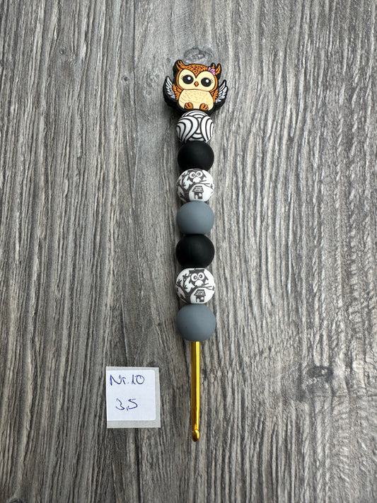 Häkelnadel Nr. 10 // Eule Gr. 3,5
