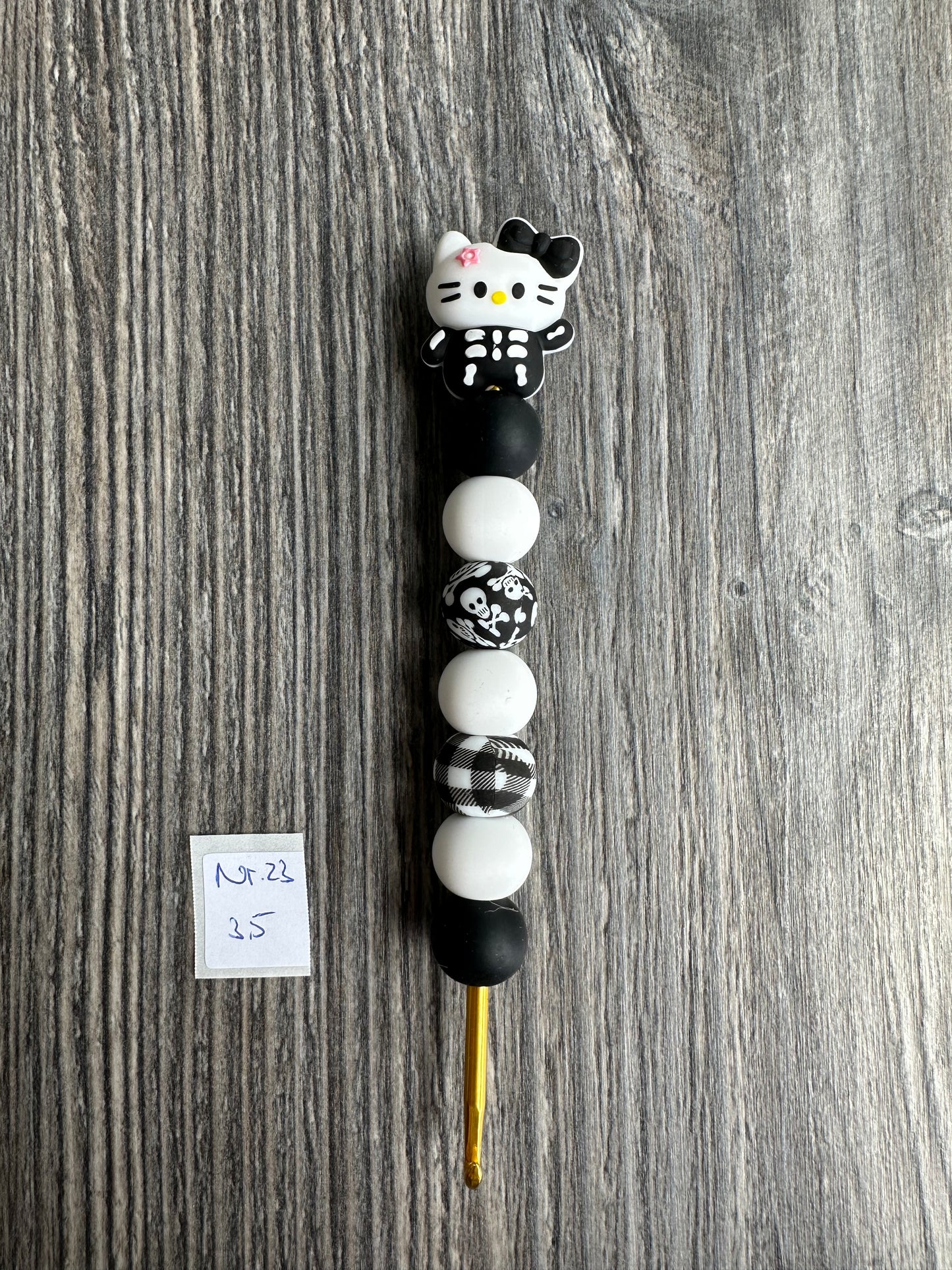 Häkelnadel Nr. 23 // Black Kitty Gr. 3,5
