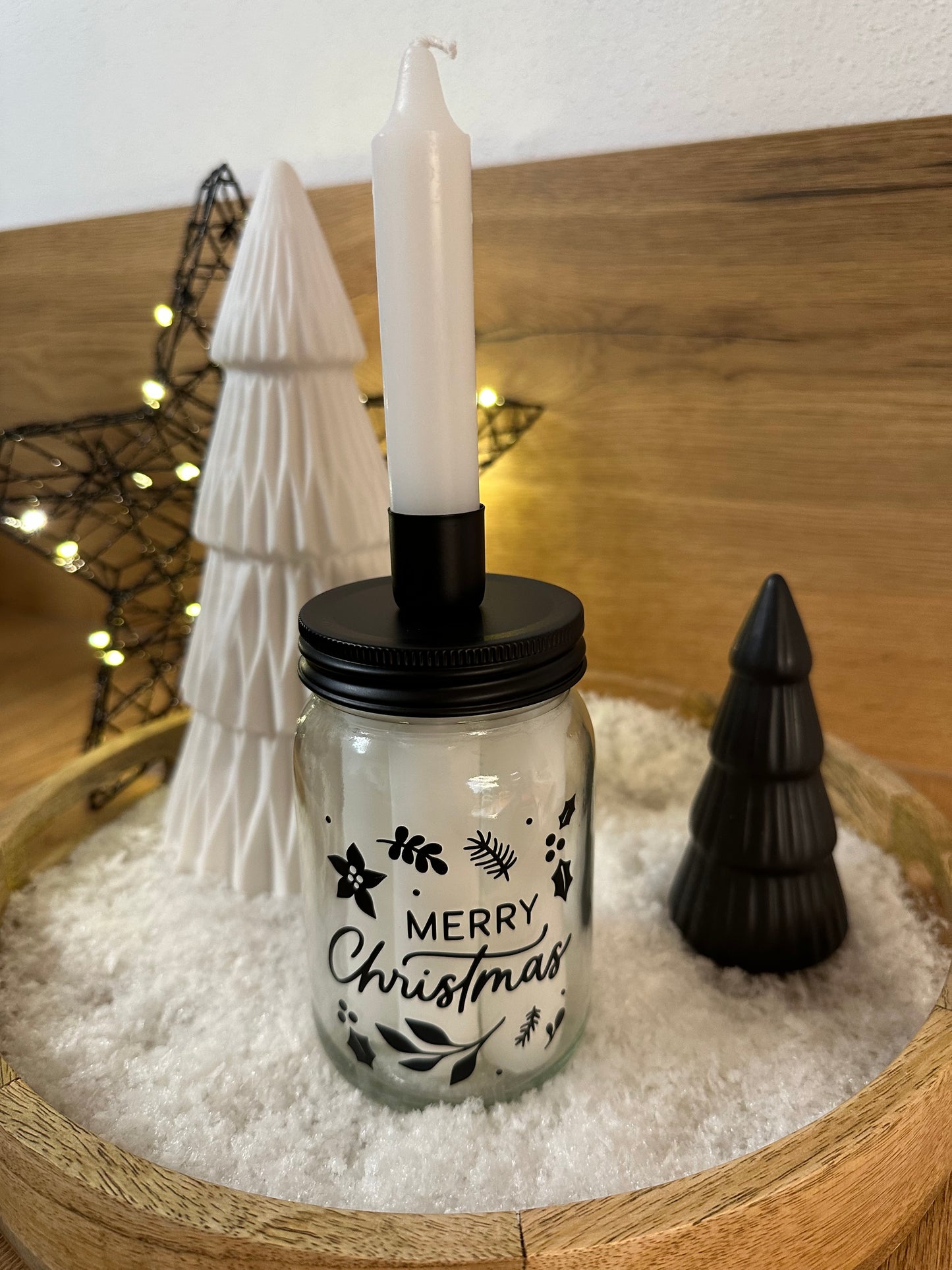 Kerzenglas "Merry Christmas"