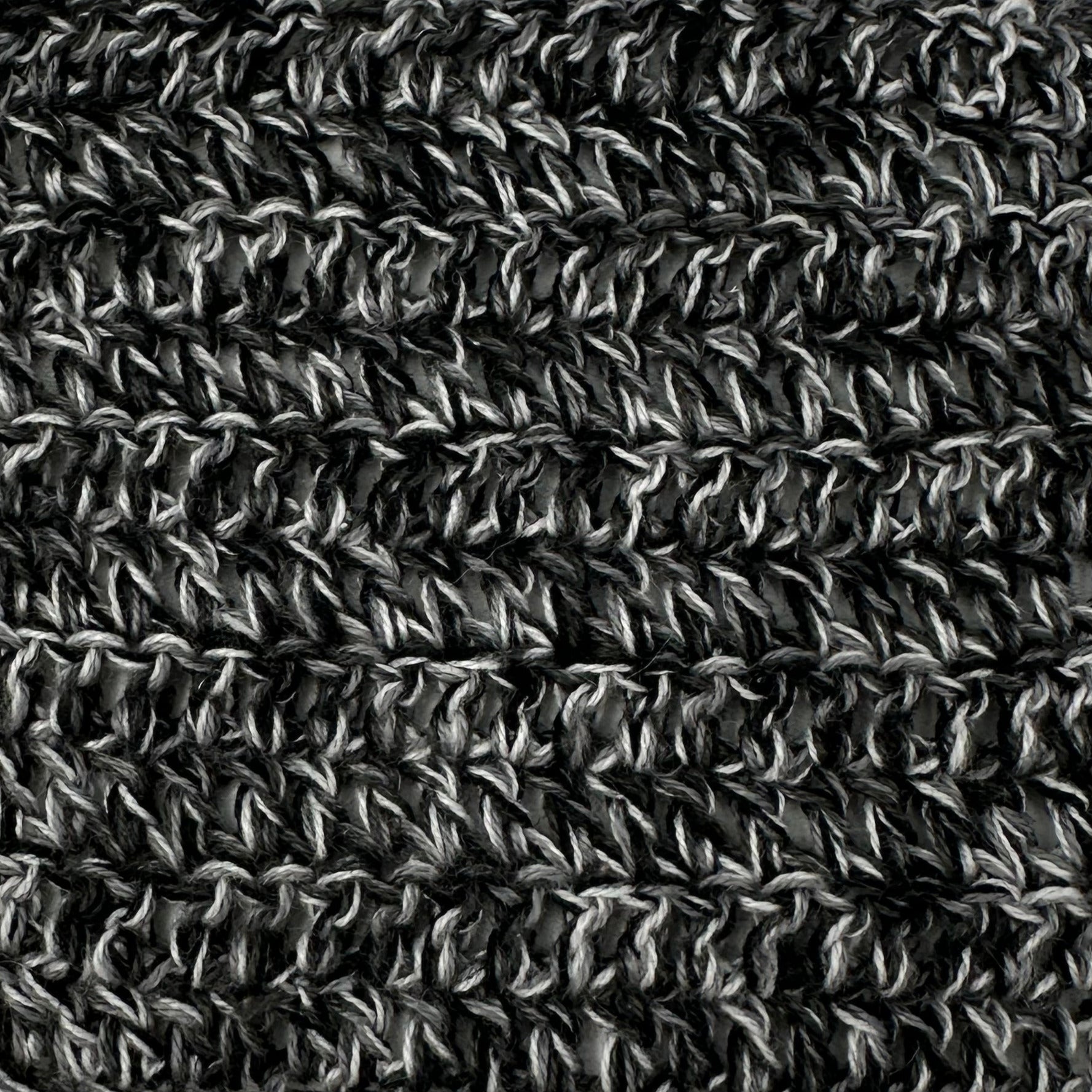 Maschenprobe des Melierten Bobbels bzw. Mixi