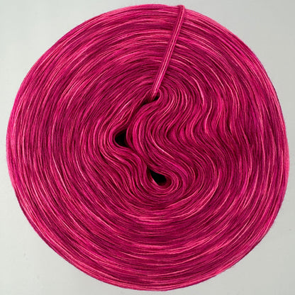 Melierter Bobbel bzw. Mixi in verschiedenen Pinktönen