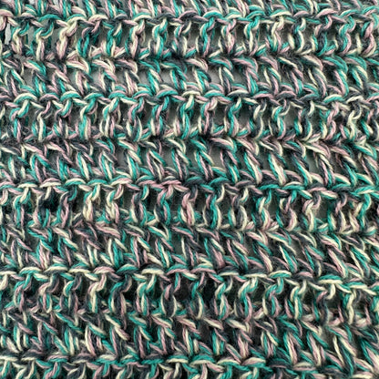 Maschenprobe des vorangegangen Mixi bzw. Melierten Bobbel