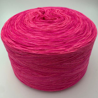 Melierter Bobbel bzw Mixi in verschiedenen Rosatönen